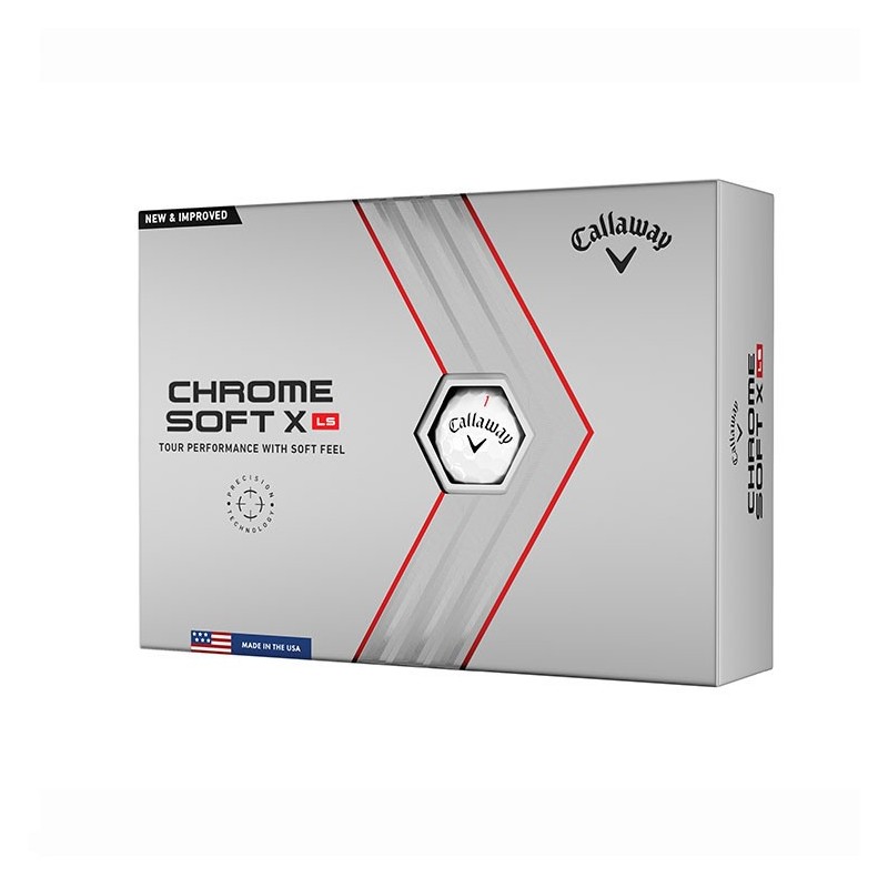 CALLAWAY - Vente balles de golf modèle CHROME SOFT X Low Spin