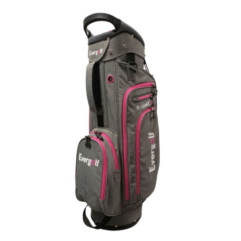 sac chariot evergolf Ilight 14 gris/rose