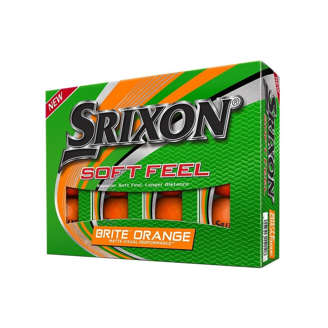 Srixon balles Soft feel oranges boîte
