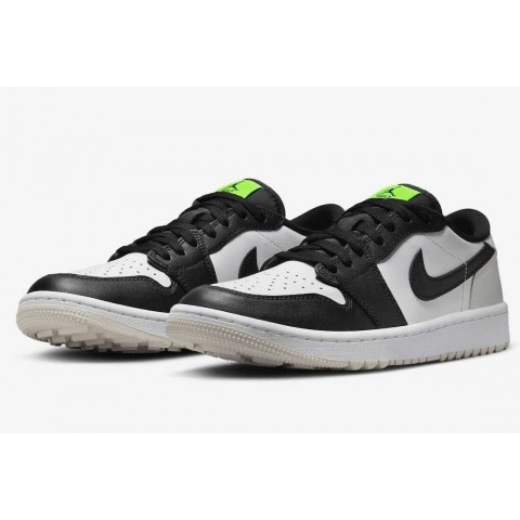 Nike Air Jordan 1 Low G white/volt/black paire