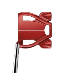 Taylormade putter de golf Spider Red 3  vue de haut