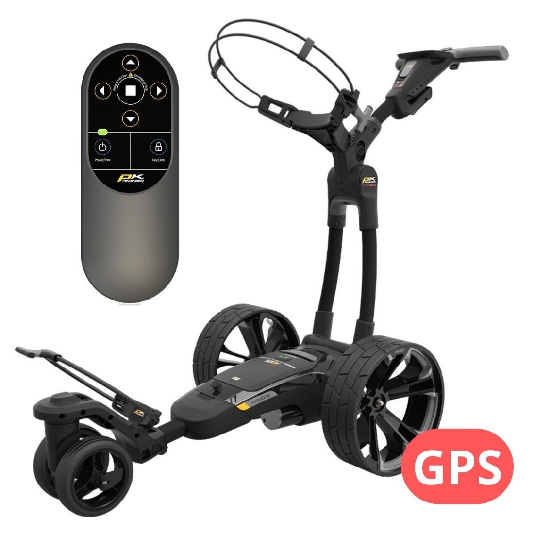 Powakaddy Chariot électrique RX1 Remote XL Plus GPS 1