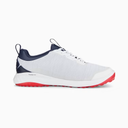 PUMA - Vente chaussures golf homme Fusion Pro white/navy/red