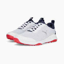PUMA - Vente chaussures golf homme Fusion Pro white/navy/red