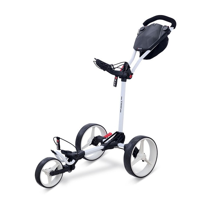 Chariot manuel de golf Big Max modèle blade trio blanc
