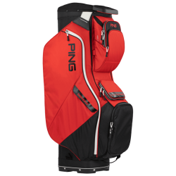PING - Vente sac chariot de golf modèle TRAVERSE red/black