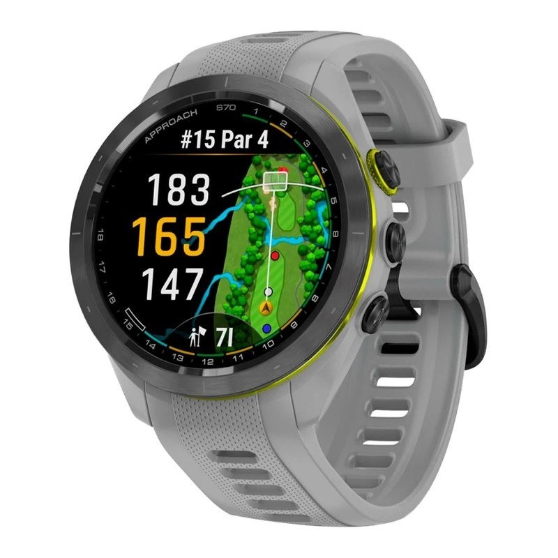 Vente montre GARMIN golf GPS connectée Approach S70 grise- 42mm