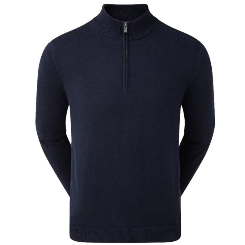 FOOTJOY - Vente PULL windstopper Pullover en laine 1/2 Zip