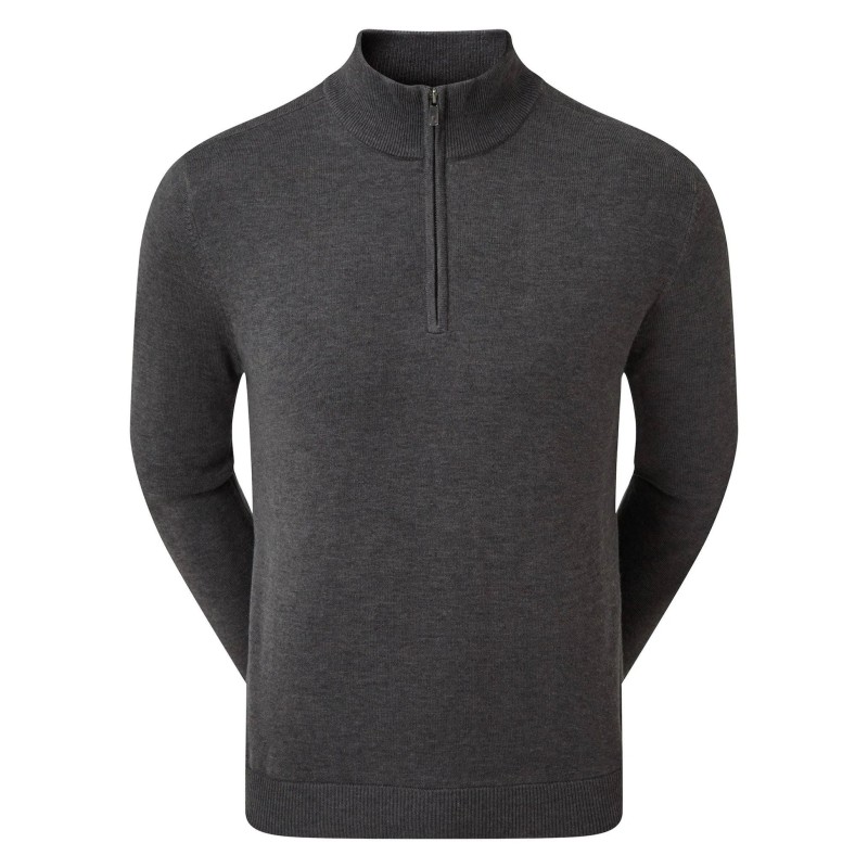 Harry Potter Folio Junior Pull Golf 1/4 Zip FootJoy - Couche Intermédiaire Gris - Taille S - Logo Rolling Hills - Neuf Mid Layer Gris Taille S Neuf