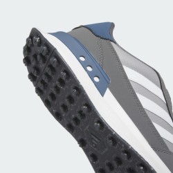 Chaussures de golf homme Adidas S2G SL BOA 2024 gris/navy/blanc