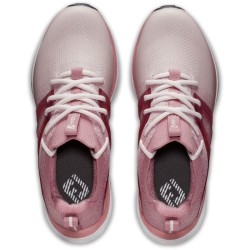 FOOTJOY - vente chaussures golf Femme modèle HyperFlex Rose / Blanc