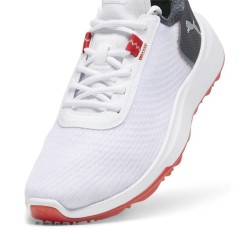 Puma golf - chaussures de golf Fusion Crush sport White Dark coal
