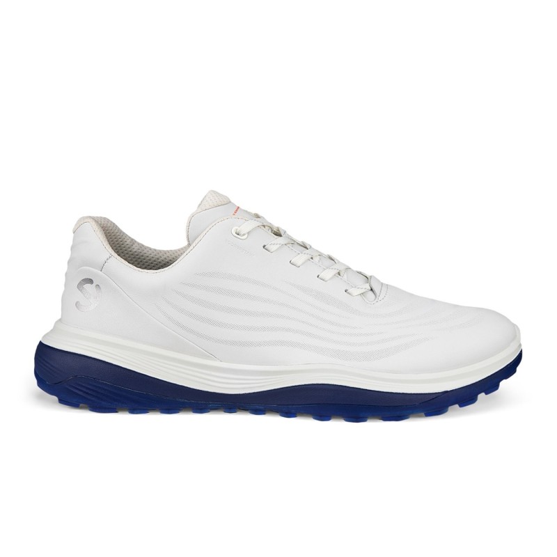 ECCO - vente chaussures de golf M Golf LT1 White / Blue homme ECCO - vente chaussures de golf M Golf LT1 White / Blue homme
