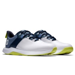 FOOTJOY - vente chaussures de golf Pro Lite White/Navy/Lime