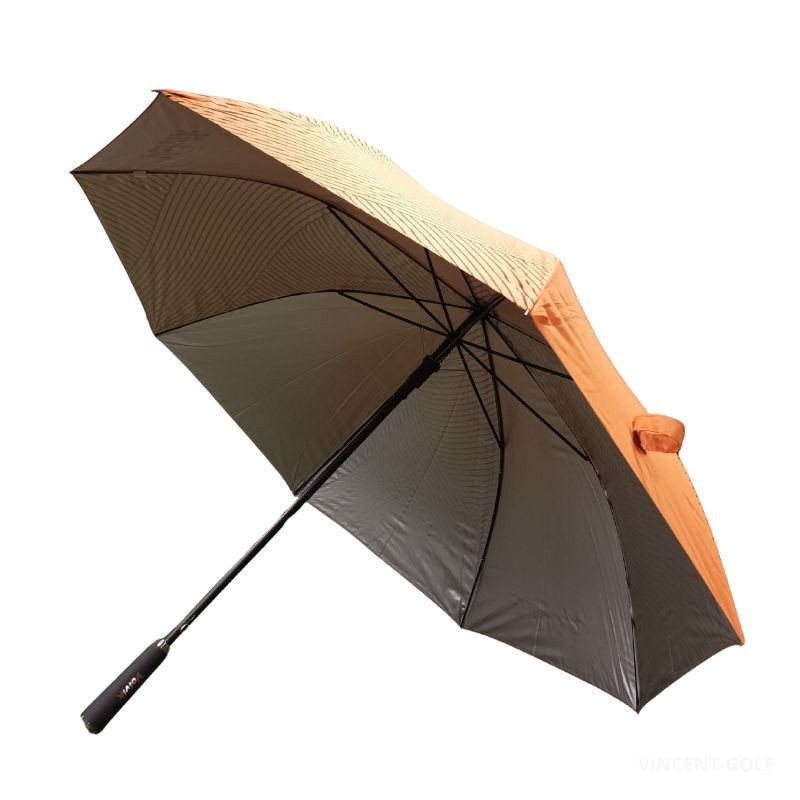 Parapluie Automatique Coupe-vent Orange Feuilles D'automne - Pliable 32cm, 8 Baleines, UPF 50+ - Pour Femme, Voyage