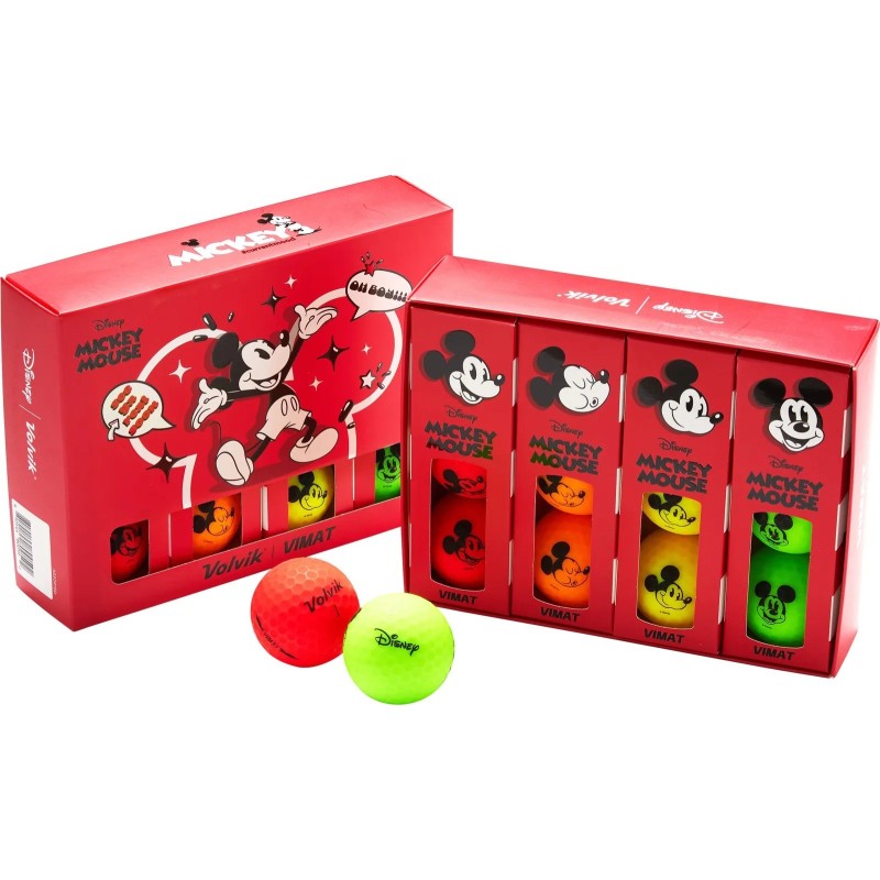 VOLVIK - vente coffret 12 balles de golf Vimat Disney