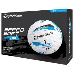 TAYLORMADE - Vente balles de golf modèle SpeedSoft Ink Bleu