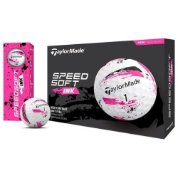 TAYLORMADE - Vente balles de golf modèle SpeedSoft Ink Rose