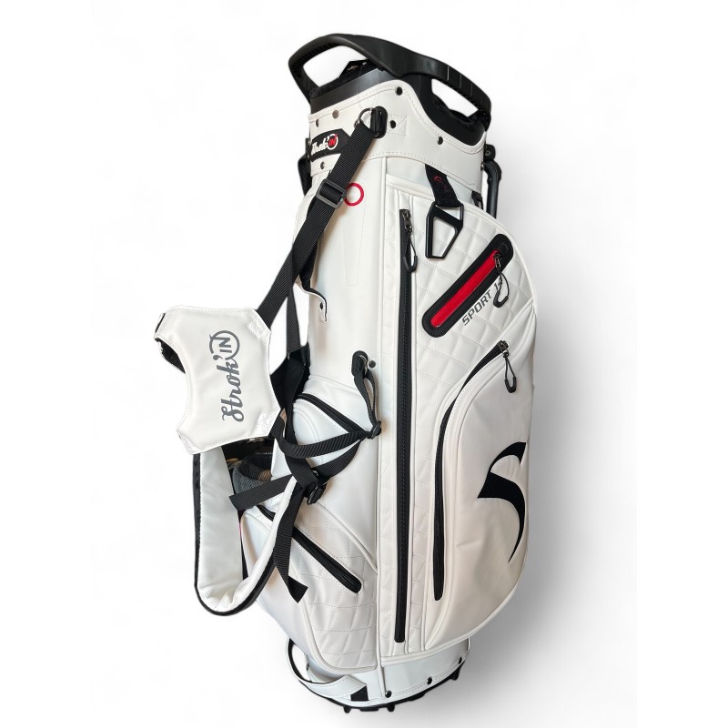 STROKIN - Vente sac de golf portable Sport 14 LX White