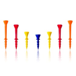Strok'IN - Vente TEES de GOLF en bois modèle Tee Tree Bleu (40 mm)
