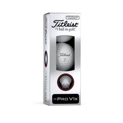 Balles de golf Titleist ProV1X Left Dash 2024 Alignement Performance