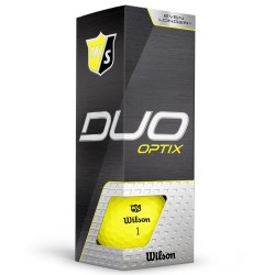 WILSON - Vente BALLES de GOLF modèle DUO Optix en couleur